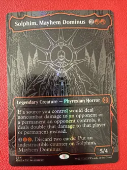MTG - Solphim, Mayhem Dominus (Oil Slick Raised Foil) Phyrexia: All Will Be One - Image 1