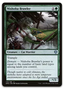 Nishoba Brawler #174 (NM) Dominaria United DMU Magic MTG - Image 1