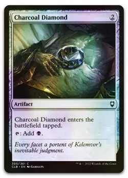 Charcoal Diamond #305 (Foil) (NM) Baldur's Gate CLB Magic MTG - Image 1