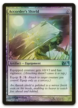 Accorder's Shield #204 (Foil) (NM) Magic 2014 M14 Magic MTG - Image 1