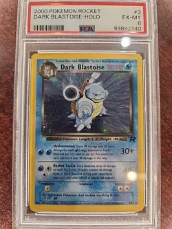 Dark Blastoise Team Rocket Holo Pokemon Card WOTC EX - Mint PSA 6 - Image 1