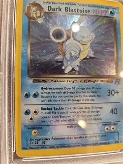 Dark Blastoise Team Rocket Holo Pokemon Card WOTC EX - Mint PSA 6 - Image 2