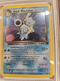Dark Blastoise Team Rocket Holo Pokemon Card WOTC EX - Mint PSA 6 - Image 5
