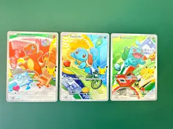 Pokemon TCG First Partner Illustration Collection Series 1 Kanto GEN 1 Starters - Image 1