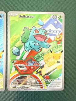 Pokemon TCG First Partner Illustration Collection Series 1 Kanto GEN 1 Starters - Image 4