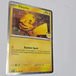 SWILR Pokemon Pikachu Stamped 2026PokemonDay Holo Promo with SWIRL - Image 3