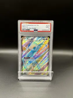 The Pokemon Company Mew ex Shiny Ultra Rare Holo PSA 9 SV: Paldean Fates 216/091 - Image 1