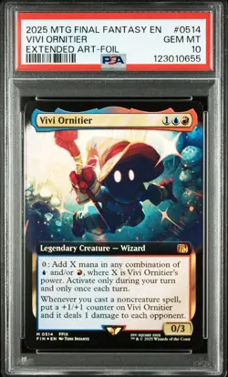 2025 MTG FINAL FANTASY #0248 VIVI ORNITIER PSA 10 - Image 1