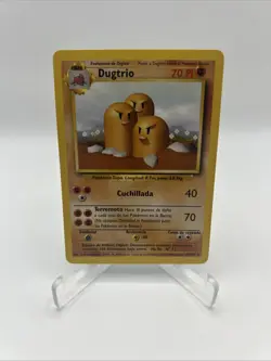SPANISH 19/102 Dugtrio Base Set Rare Pokemon TCG Unlimited 1999 - Image 1