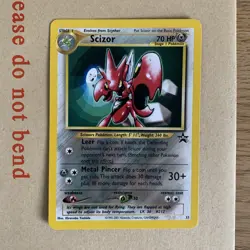 Scizor 33 Pokemon WOTC Black Star Promo - Near Mint NM (fast dispatch) - Image 2