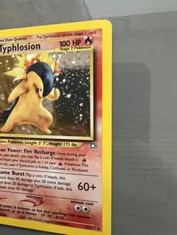 Typhlosion 17/111 1st Edition Pokemon Neo Genesis HOLO RARE - Image 3