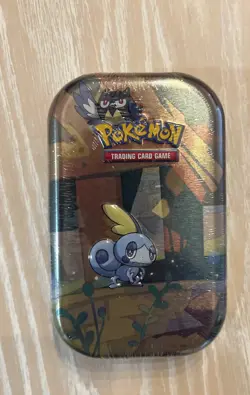NEW Pokemon Collectors Galar Pals Mini Tin Sobble Art (2 Packs & Coin) Sealed! - Image 1