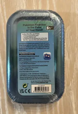 NEW Pokemon Collectors Galar Pals Mini Tin Sobble Art (2 Packs & Coin) Sealed! - Image 2