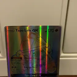 Pokemon Tapu Lele GX Guardians Rising Rainbow Secret Rare #155/145 NM BB3 - Image 3