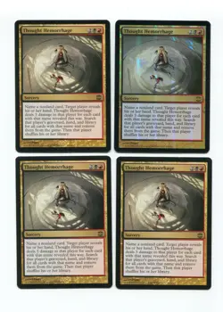 MTG Thought Hemorrhage x4 Playset Alara Reborn ARB Rare Unplayed NM 1 Foil Copy - Image 1