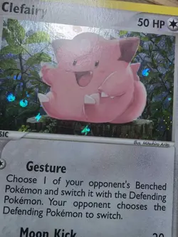 Pokemon MP Clefairy 59/112 FireRed & LeafGreen Energy Holo - Image 5