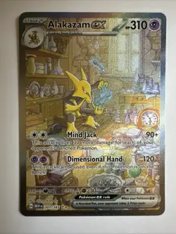Pokemon TCG - Alakazam EX - 201/165 Scarlet & Violet - 151 NM/M - Image 1