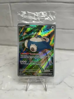 Pokemon TCG Snorlax SVP 051 Illustration Rare 151 Promo Sealed - Image 1