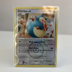 Pokemon - Snorlax - 33/111- Rising Rivals - Reverse Holo - League Promo - NM - Image 1