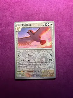 Pokemon TCG Pidgeot Scarlet & Violet - 151 018/165 Reverse Holo Uncommon NM - Image 1