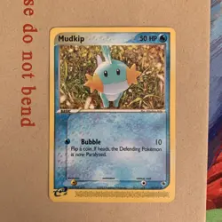 Pokemon TCG Mudkip 59/109 Common Ex Ruby & Sapphire 2003 - LP - Image 1