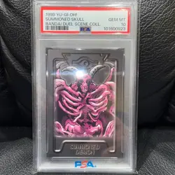 [PSA10] 1999 Yu-Gi-Oh! Summoned Skull Carddass Bandai Duel Scene Coll. JP GEM MT - Image 1