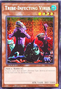 Tribe-Infecting Virus - SBC2-ENI22 Secret Rare 1st Edition YuGiOh TCG Card - Image 1