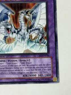 Cyber End Dragon (UTR) CRV-EN036 Cybernetic Revolution 1st Edition Ultimate Rare - Image 3