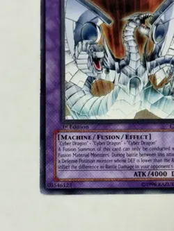 Cyber End Dragon (UTR) CRV-EN036 Cybernetic Revolution 1st Edition Ultimate Rare - Image 4