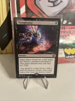 MTG Magic the Gathering Thoughtseize (110/256) Iconic Masters MP - Image 1
