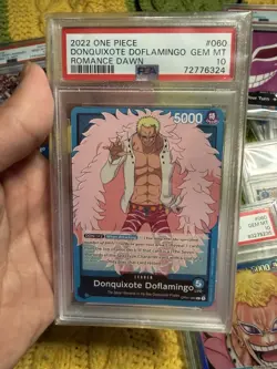 One Piece Tcg Doflamingo Psa10 Lot - Image 1