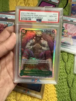 One Piece Tcg Doflamingo Psa10 Lot - Image 3