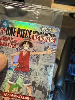One Piece Promo College Basketball US Voyage #P-055 Monkey D. Luffy *Read Descri - Image 4