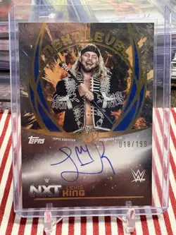 LEXIS KING 2025 Topps Universe WWE Next Level Blue Pulse Autograph Auto /199 - Image 1
