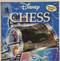 Disney Chess Collectors Edition Hero Villains Beauty Beast Aladdin Lion King Set - Image 1
