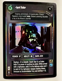 Lord Vader – ULTRA RARE FOIL – Reflections 2 II – Star Wars CCG – Decipher – NM - Image 1
