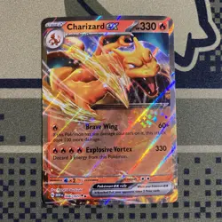 Pokemon Charizard ex Double Rare EX Holo 330 HP 006/165 SV151 Card NM - Image 1