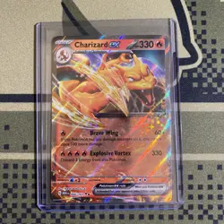 Pokemon Charizard ex Double Rare EX Holo 330 HP 006/165 SV151 Card NM - Image 3