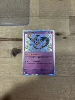Mimikyu 160/091 Pokemon TCG Paldean Fates Shiny Rare Card Near Mint Condition - Image 4