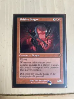 Balefire Dragon Innistrad Remastered Retro Frame Magic the Gathering Card Mtg - Image 1