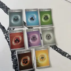 151 Cosmos Holo Energy Set 8 Card NM Full Set Collection Pokemon SV SVE 001-008 - Image 1