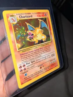 Charizard 4/102 Holo Rare Base Set 1999 Pokemon Card Unlimited. Very Clean. - Image 1
