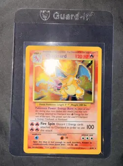 Charizard 4/102 Holo Rare Base Set 1999 Pokemon Card Unlimited. Very Clean. - Image 3
