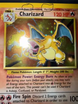 Charizard 4/102 Holo Rare Base Set 1999 Pokemon Card Unlimited. Very Clean. - Image 4
