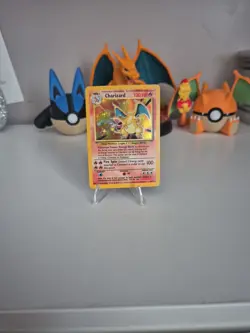Pokemon Charizard 4/102 Base Set Holo Rare Card Vintage 1999 TCG LP - Image 1