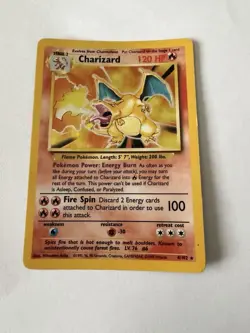 Charizard 4/102 Base Set Rare Holo Pokemon Card WOTC 1999 - Excellent/Near Mint - Image 1