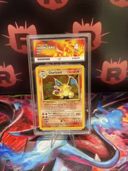 1999 Pokemon TCG Charizard Base Set Holo Rare Card 4/102 Ace 4 VG - Image 1