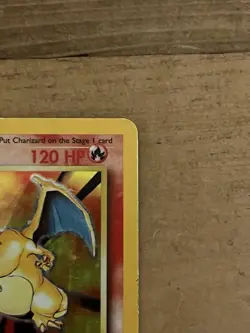 Pokemon TCG Charizard Base Set Holo Unlimited Rare Card 4/102 WOTC 1999 - Image 4