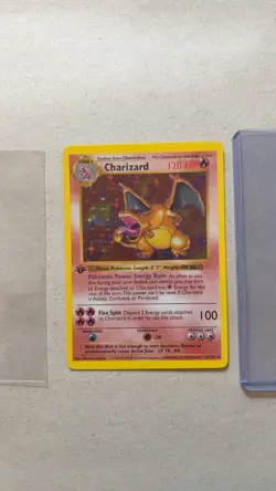 Pokemon TCG Charizard 1999 Base Set Holo First Edition Unlimited Rare Card 4/102 - Image 1