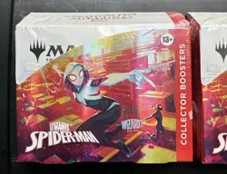 Magic: The Gathering Marvel Spider-Man Collector Booster Box Lot of 2 English - Image 3